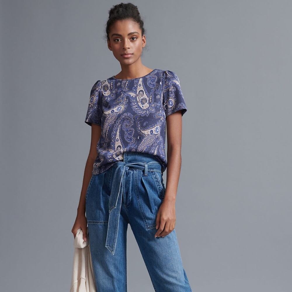Anthropologie Demeter Paisley Tee